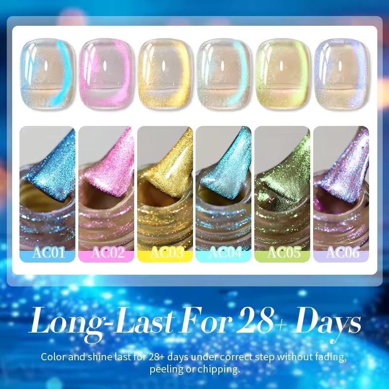 LumaFlect - Cat Eye Magnetic Gel Nail Polish for Nail Art