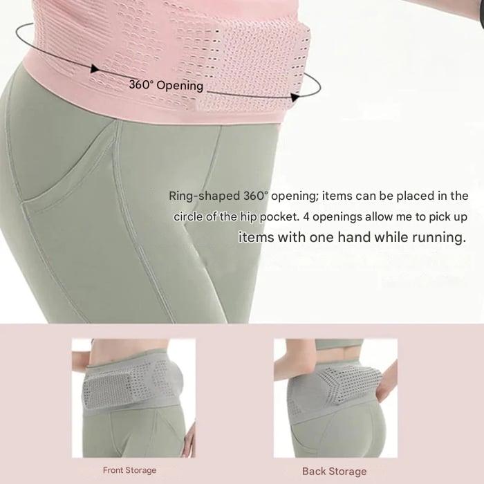 VeloGuard — Running Waist Belt with Phone Pocket