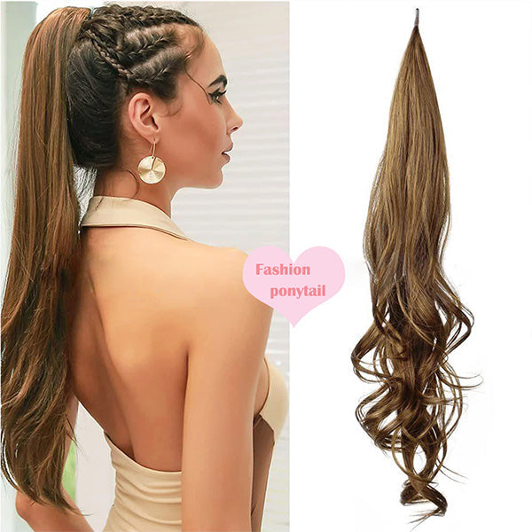 Clip-In Ponytail Hair Extension for Instant Volume & Length