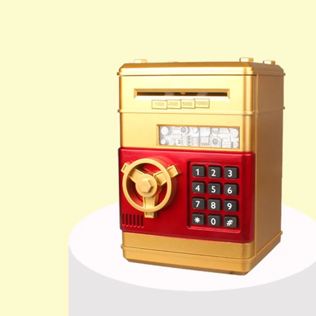 Electronic Mini ATM Piggy Bank with Keypad Lock