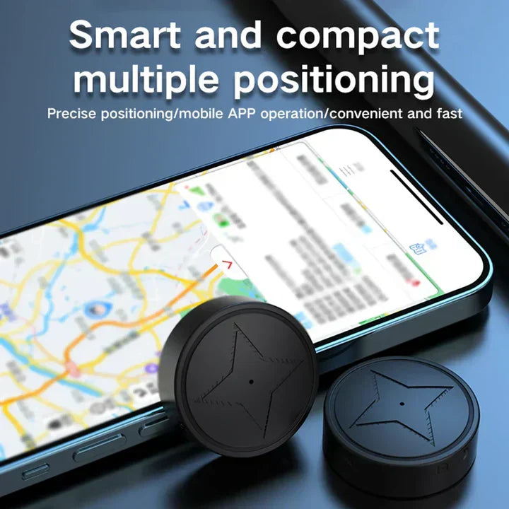 Mini Magnetic GPS Tracker with App Location Viewing