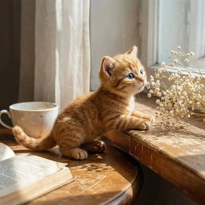 WhiskerWave — 子供と動物愛好家のためのインタラクティブロボット猫おもちゃ