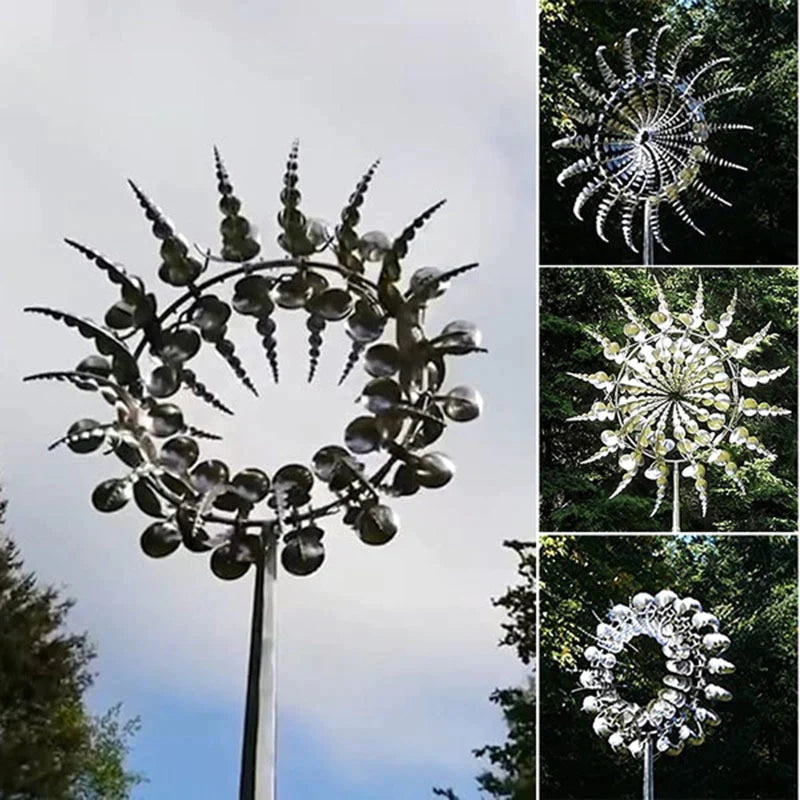 VentoLuxe - Handmade Metal Wind Spinner Garden Decor