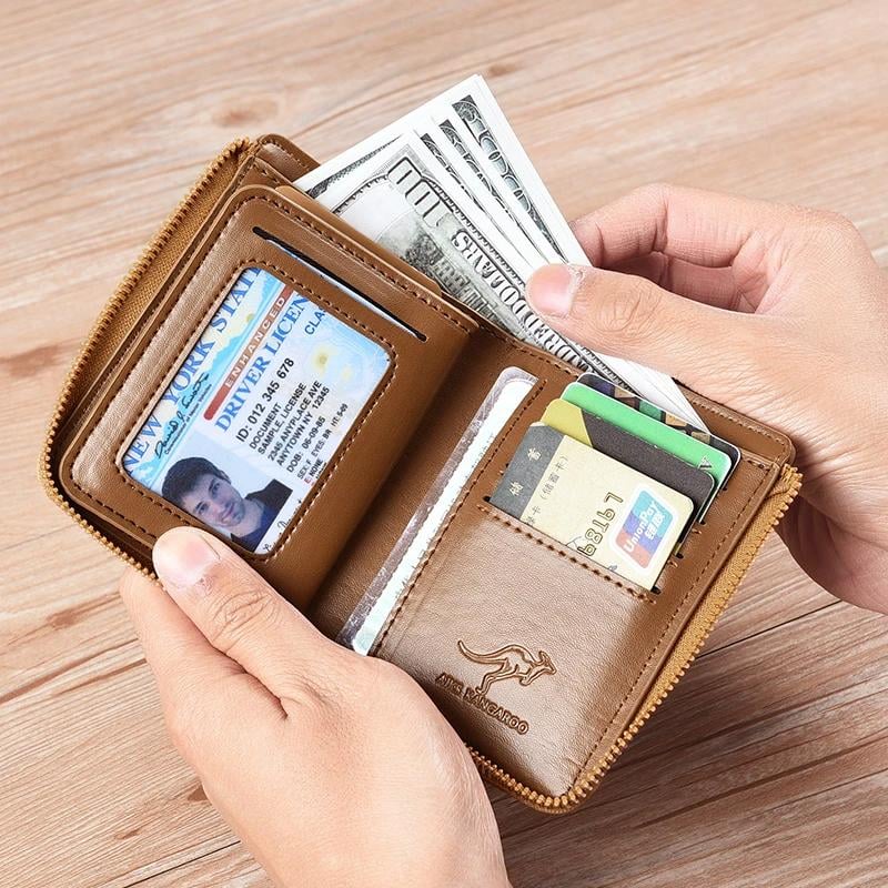 Aegis Compact RFID Blocking Zip Wallet