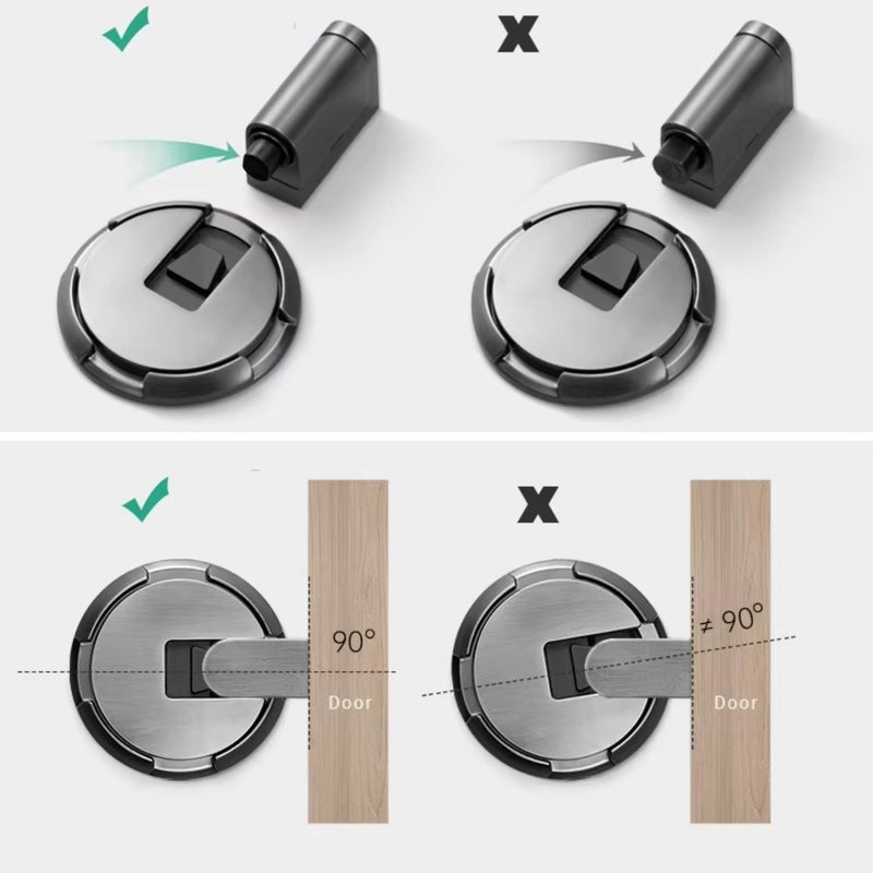 MagnetiHold — Magnetic Door Stopper Floor Mount Door Holder