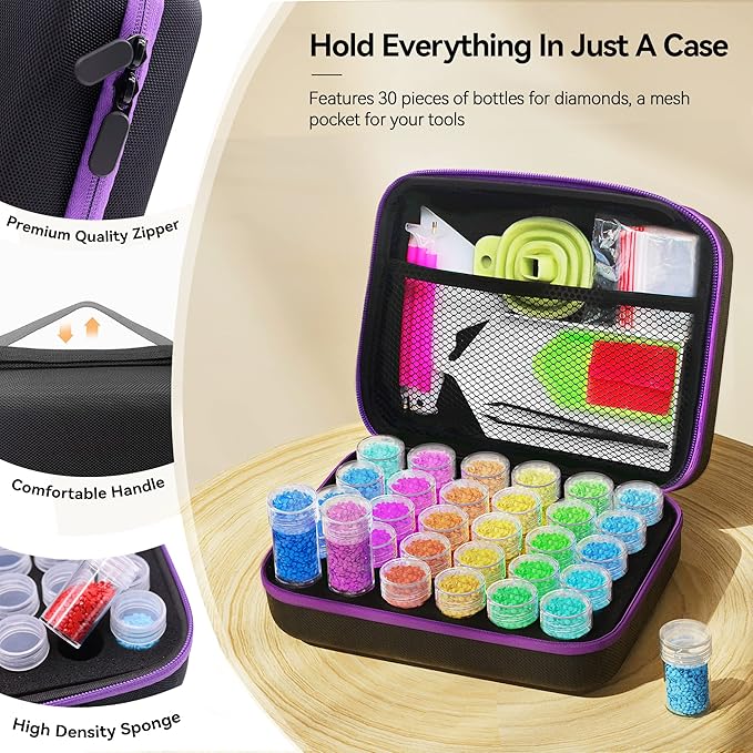 GlitterPen – Diamond Art Pen with Flower Pot Stand Design