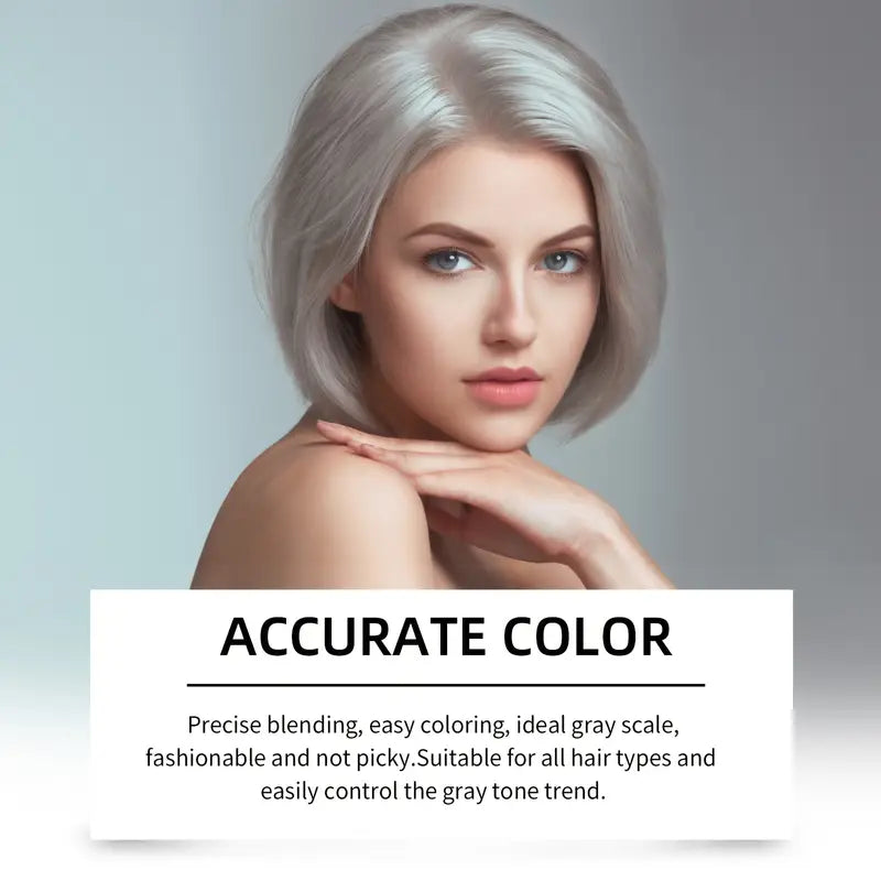 SilverLumina - Silver Hair Color Cream for Cool-Tone Finish