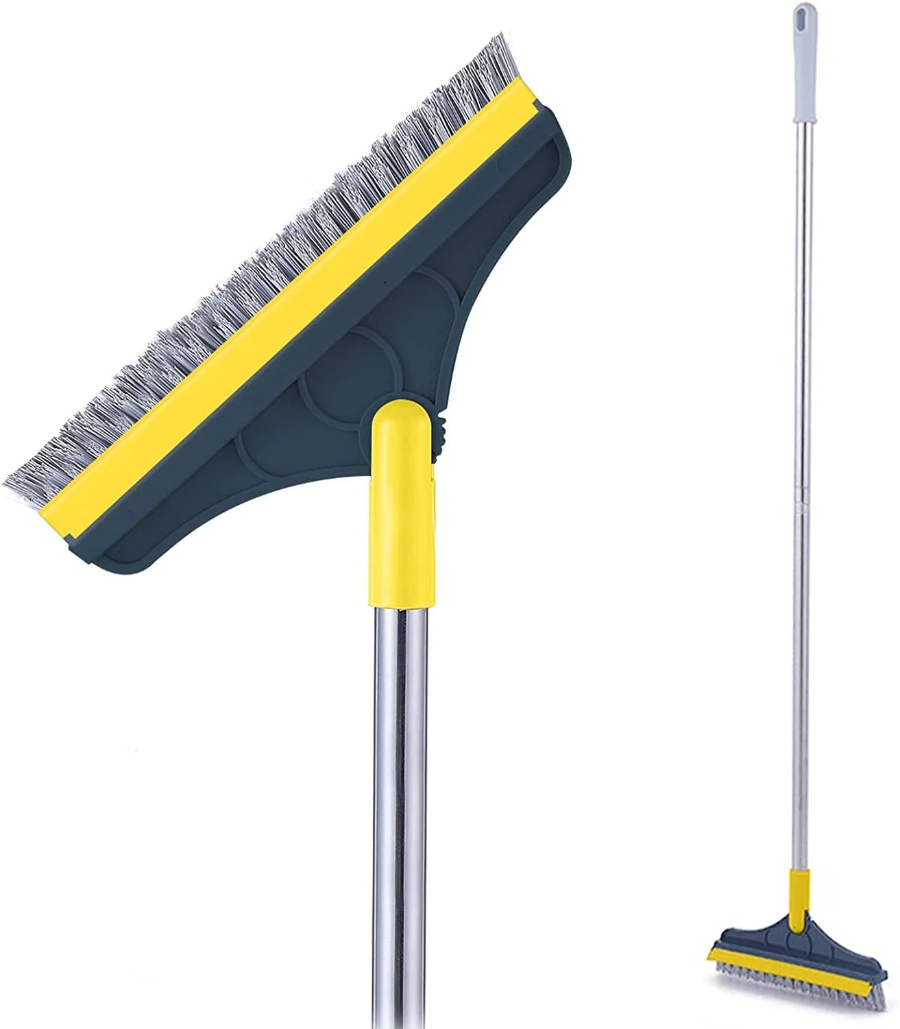 2-in-1 Rotating Floor Brush – Corner & Joint Cleaning Tool