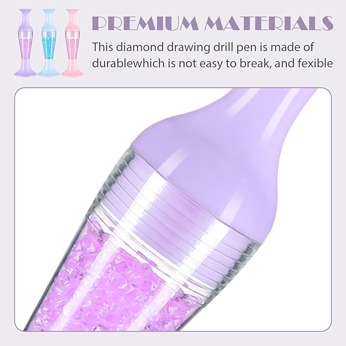 GlitterPen – Diamond Art Pen with Flower Pot Stand Design