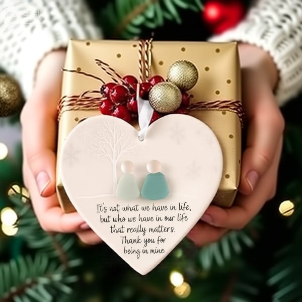 Armonia del Cuore – Decorazione a Cuore in Ceramica dal Significato Profondo