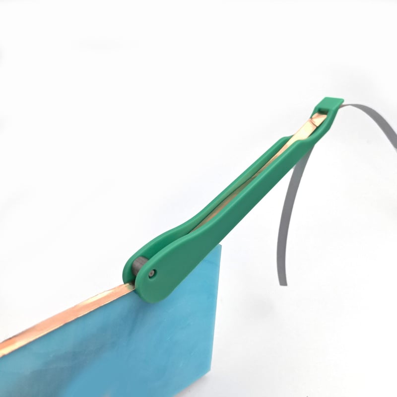 Glass Foiling Tool with Decorative Foil Strips