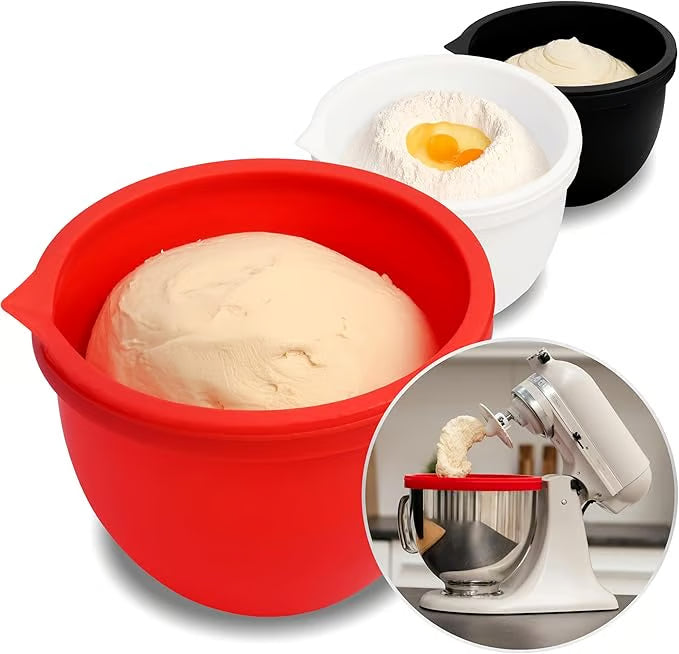 Silicone Mixer Bowl Insert – Flexible, Non-Stick Baking Bowl