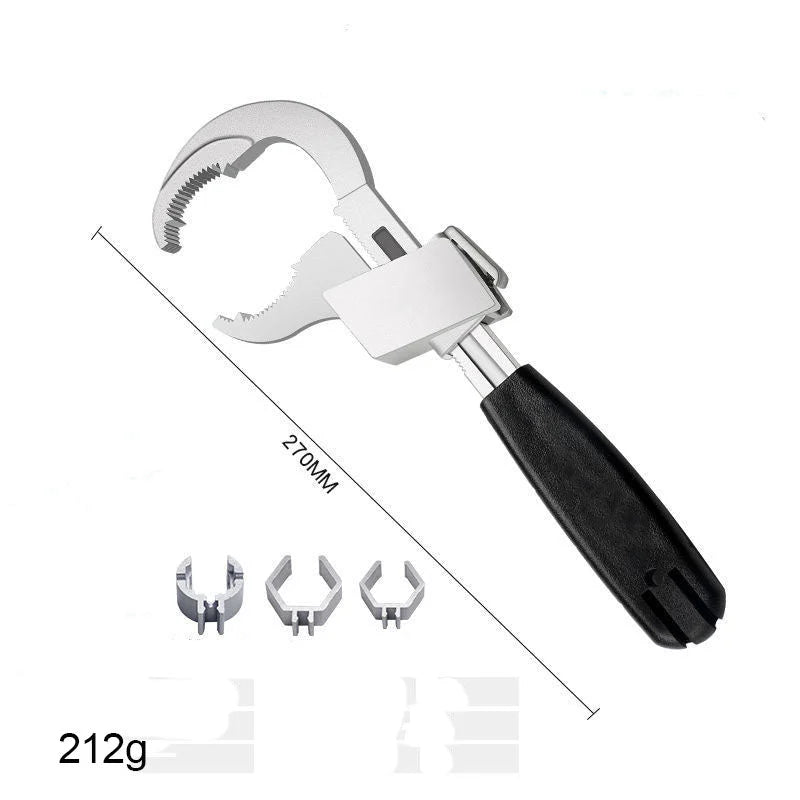 UniWrench - Universal Double-Ended Wrench Set (+3 Attachments)