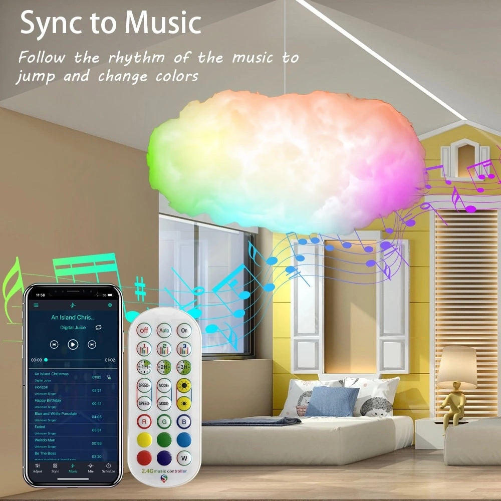 RGB Cloud LED Night Light with App and Music Sync Control