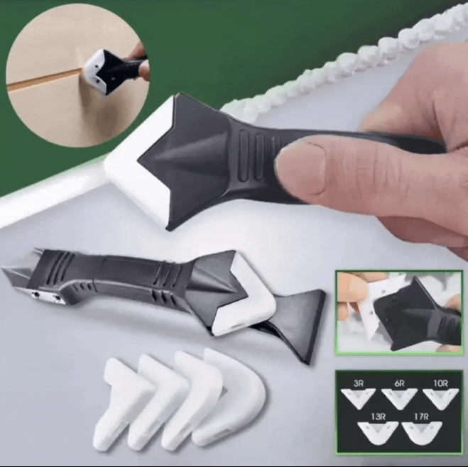 SealScraper -3-in-1 Precision Caulking & Sealant Removal Tool