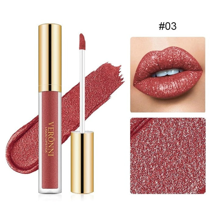 LipLuxe - Glitter Liquid Lipstick for Long-Lasting Sparkle