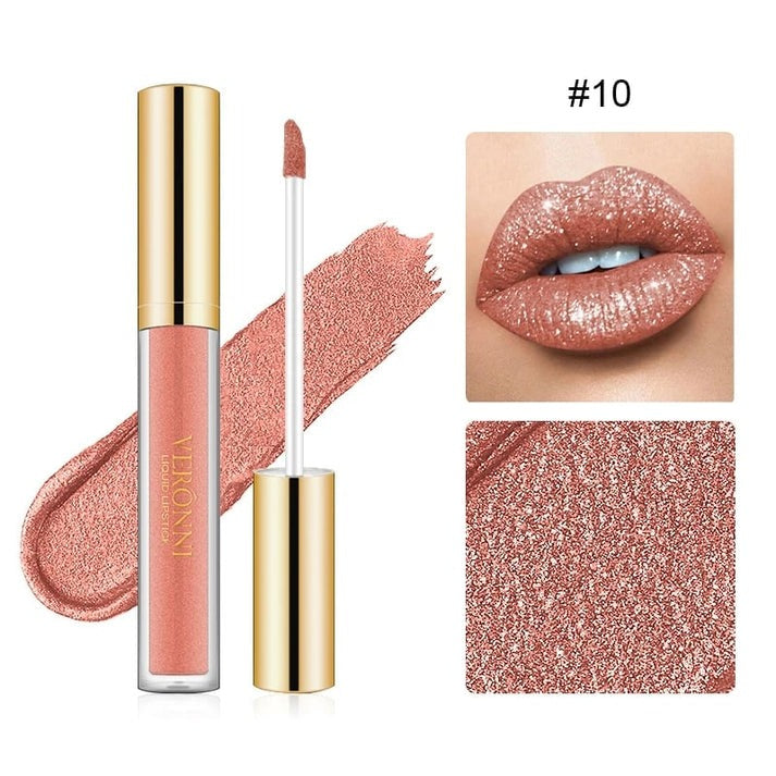 LipLuxe - Glitter Liquid Lipstick for Long-Lasting Sparkle