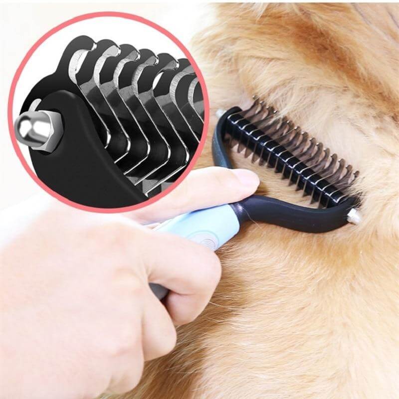 FurEase— Pet Deshedding & Grooming Brush