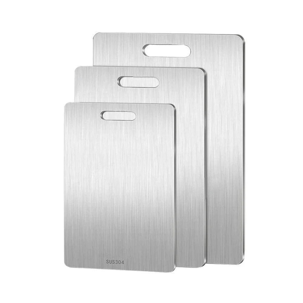 SteelGuard Pro — Stainless Steel Cutting Board for Kitchen Food Prep