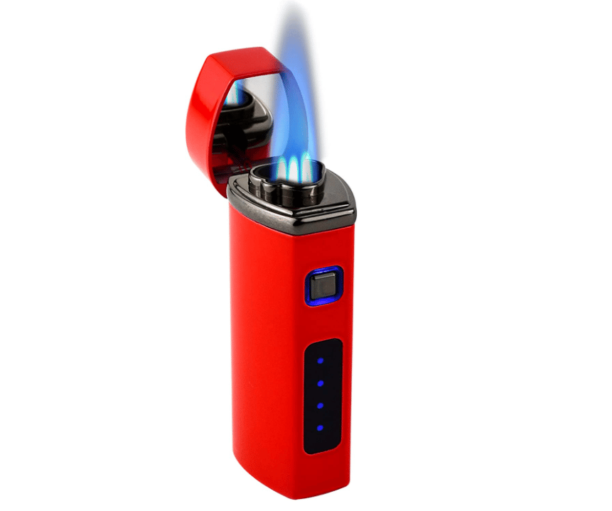 FireStorm LED tredobbelt jetlighter for sigarer