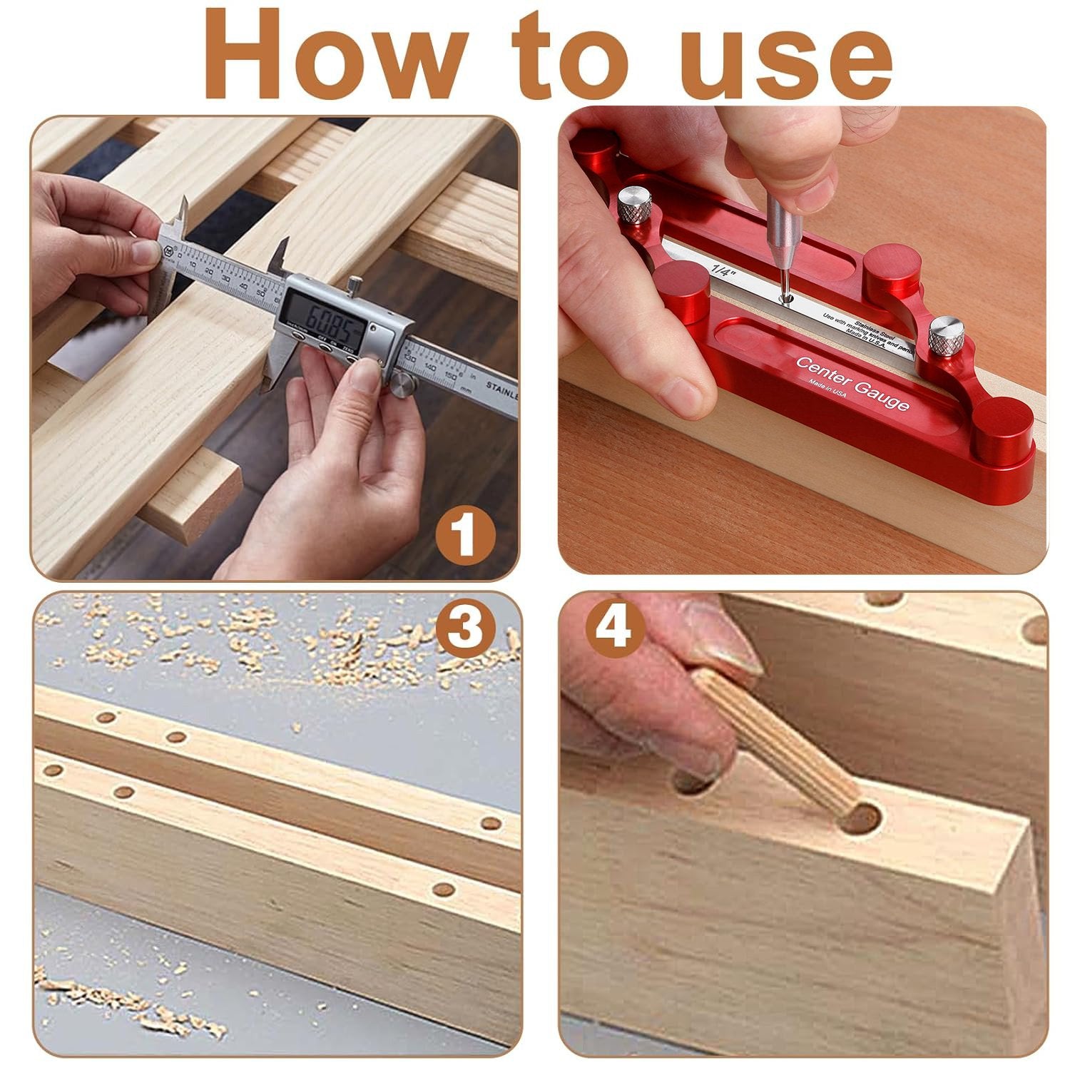 PrecisionMark – Nagel-Verbindungsmarkierer für präzise Holzbearbeitung