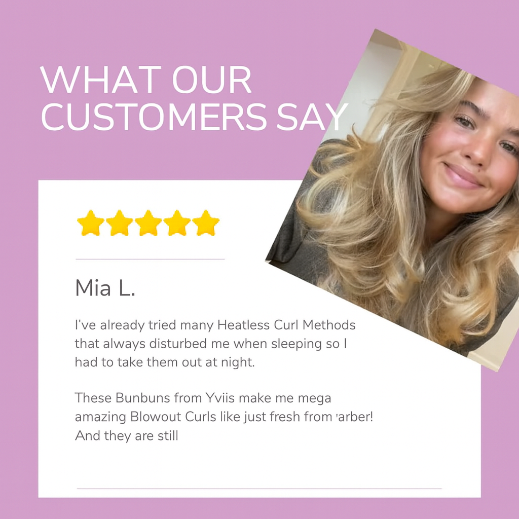 Set para rizar el cabello sin calor con rulos de satén para ondas nocturnas