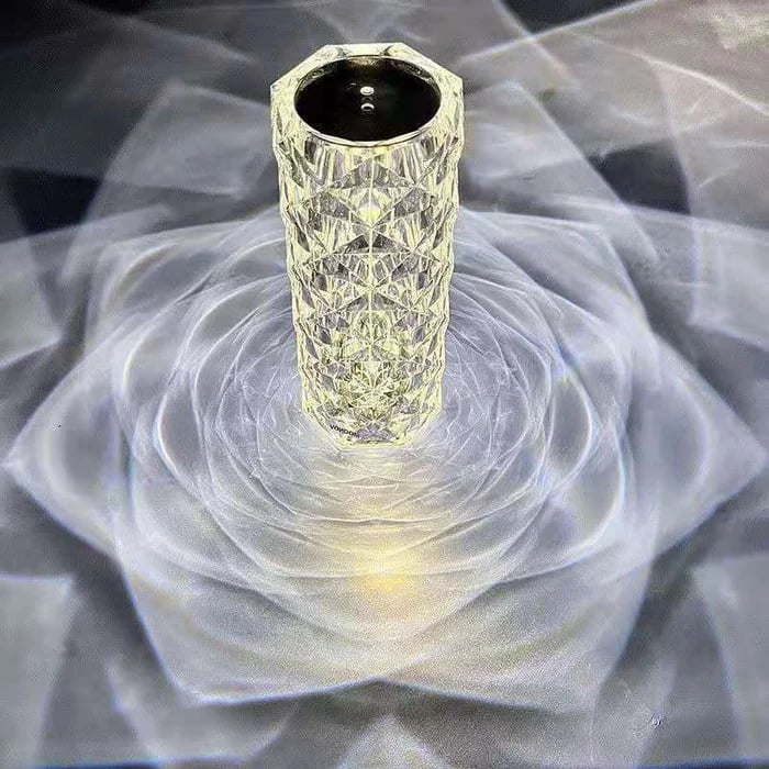 Velurea — Crystal LED Table Lamp with Color Changing Light