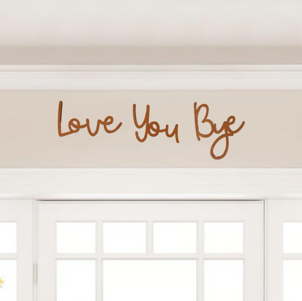 HearthSign Wall Lettering – No-Drill Decorative Script