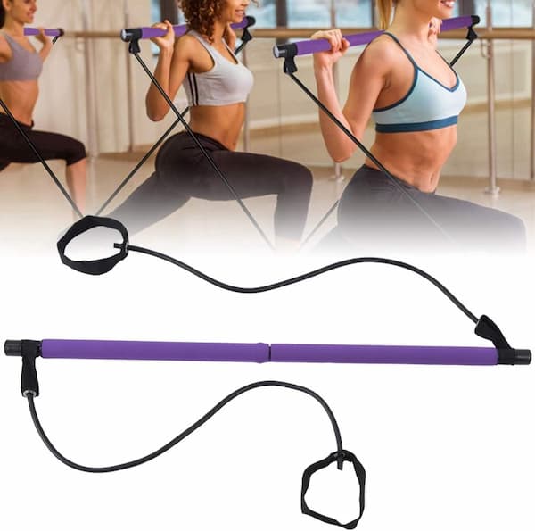 PowerSculpt Pro — Kit de barra de Pilates portátil con bandas de resistencia