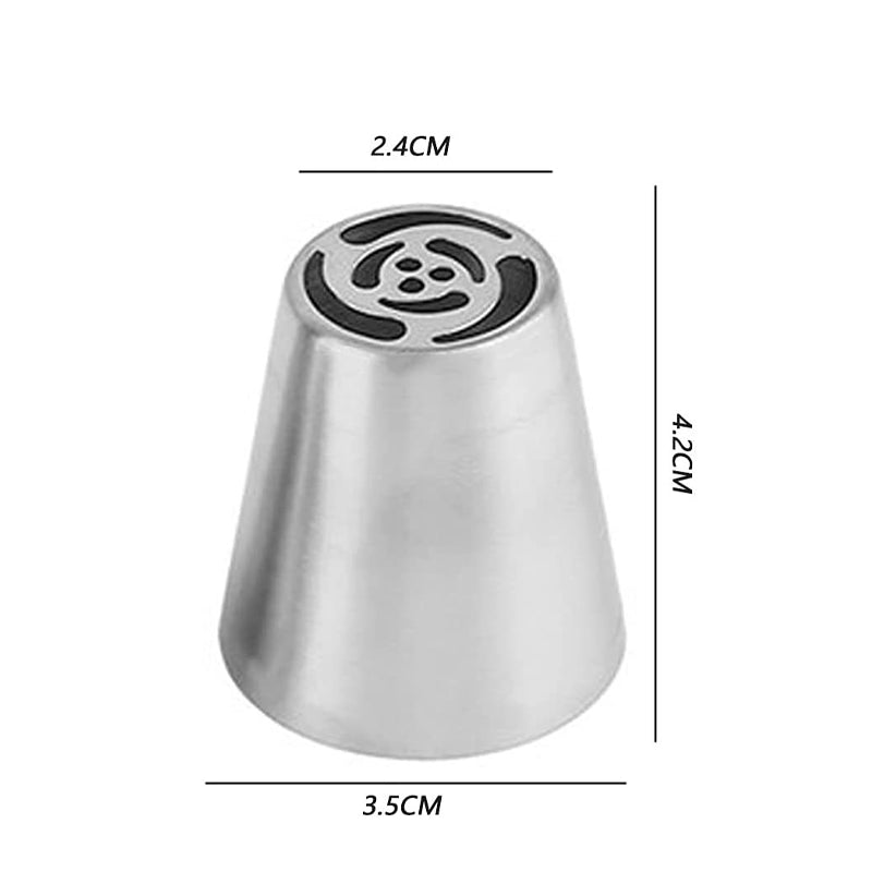 Zestaw końcówek do rękawa cukierniczego do kwiatowych wzorów z lukru i dekorowania tortów