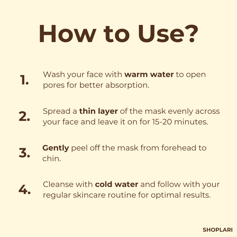 PureGlow - Peel Off Face Mask for Facial Skincare Routine