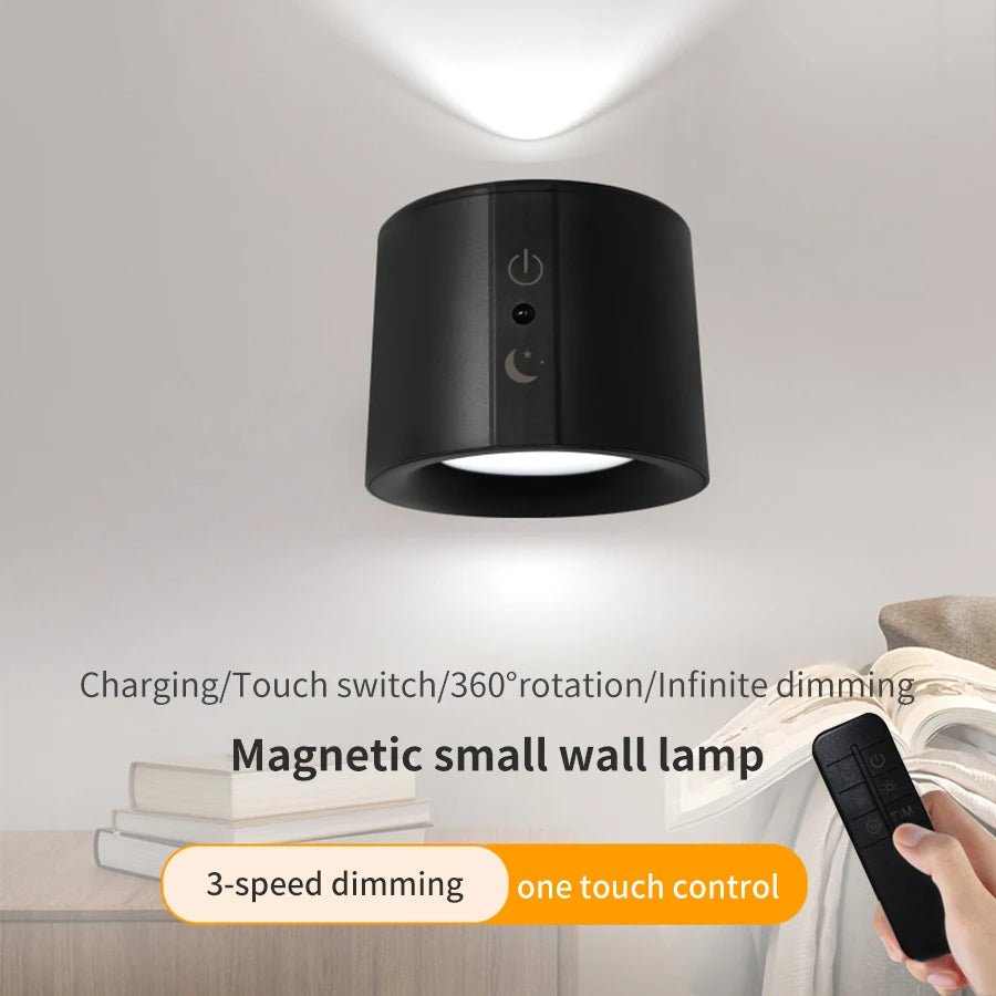 LumaFlex — Rechargeable Magnetic LED Wall Light with Remote