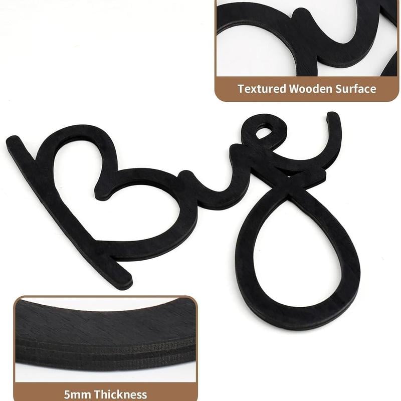 HearthSign Wall Lettering – No-Drill Decorative Script