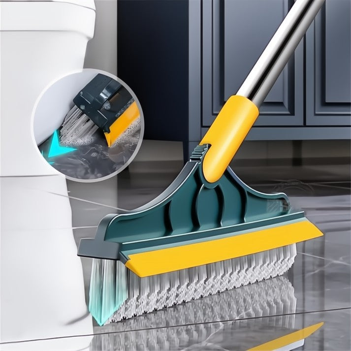 2-in-1 Rotating Floor Brush – Corner & Joint Cleaning Tool