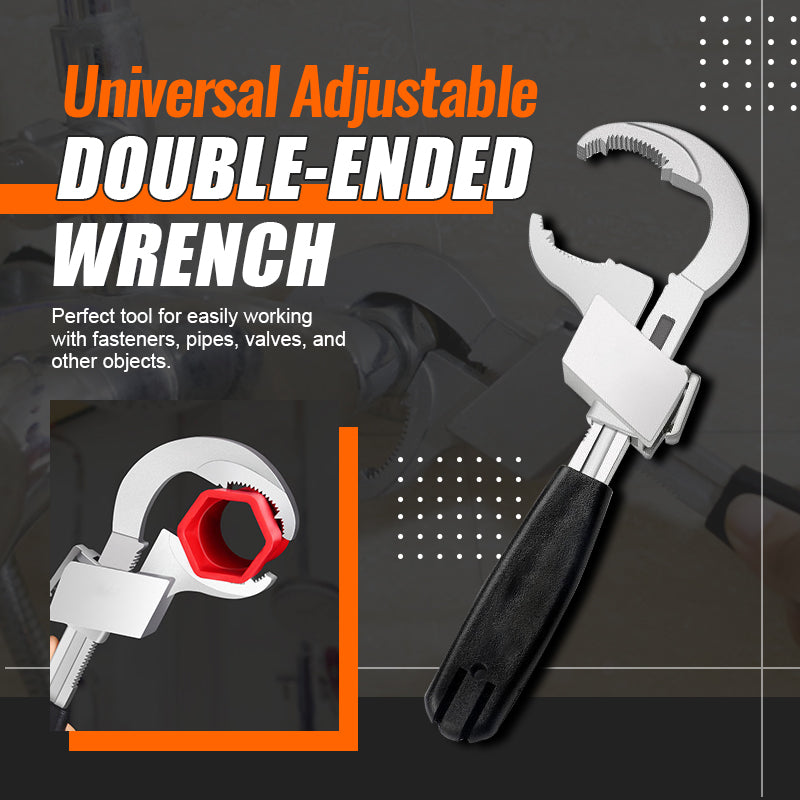 UniWrench - Universal Double-Ended Wrench Set (+3 Attachments)