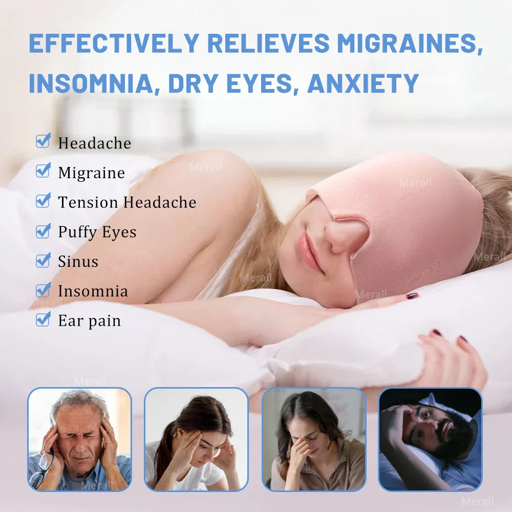 Migraine Relief Cooling Compression Head Cap