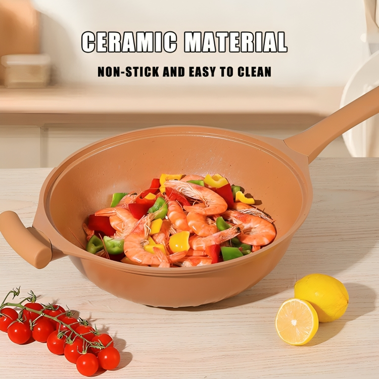 SuperWok - Nonstick Deep Frying Wok with Lid