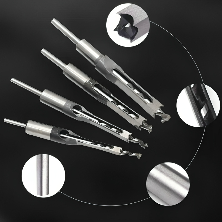ChiselPro - Square Hole Wood Drill Bit Set