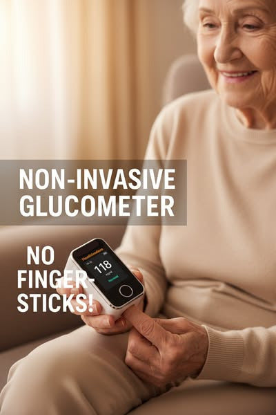GlucoSnap - Fingertip Wellness Monitoring Device