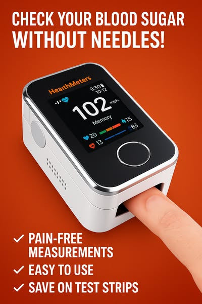 GlucoSnap - Fingertip Wellness Monitoring Device