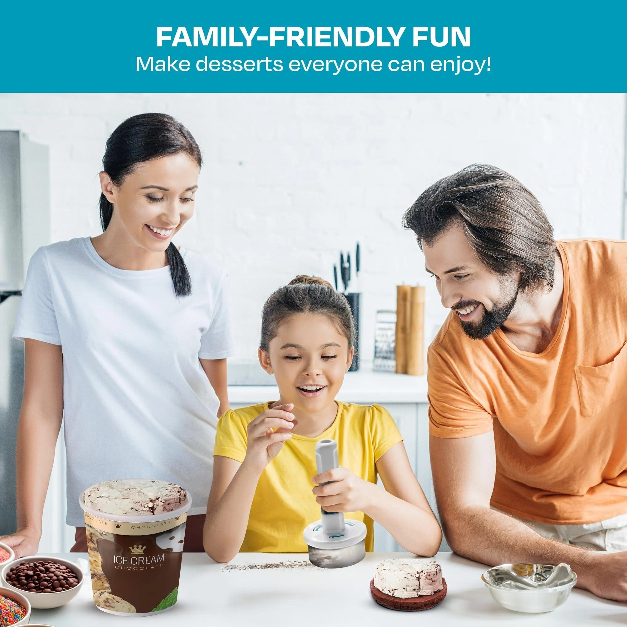 ChillBite enhands glasskopa med enkel frigöring