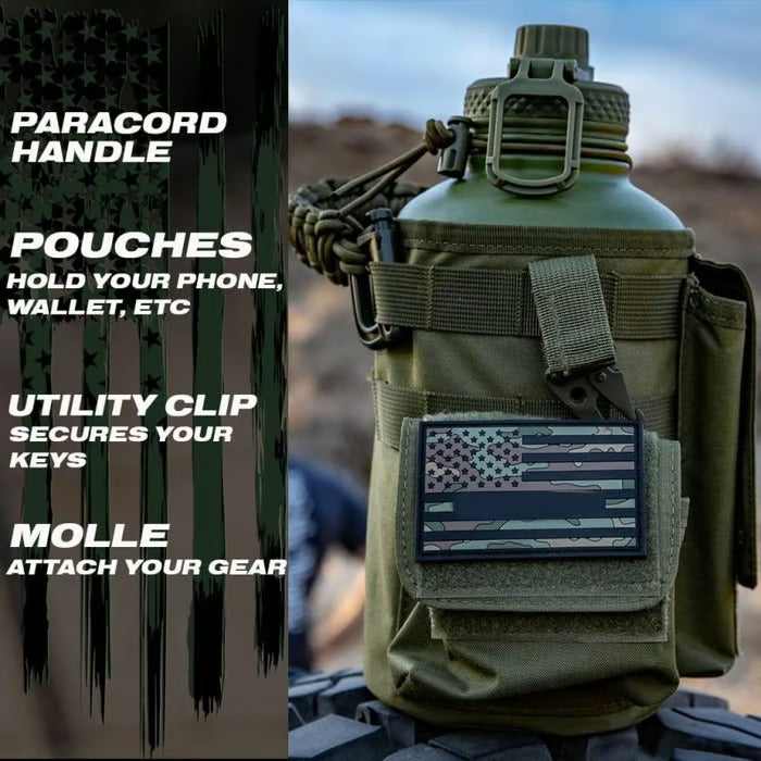 HydraCore Butelka na wodę 64oz z izolacją termiczną i pokrywką ze słomką