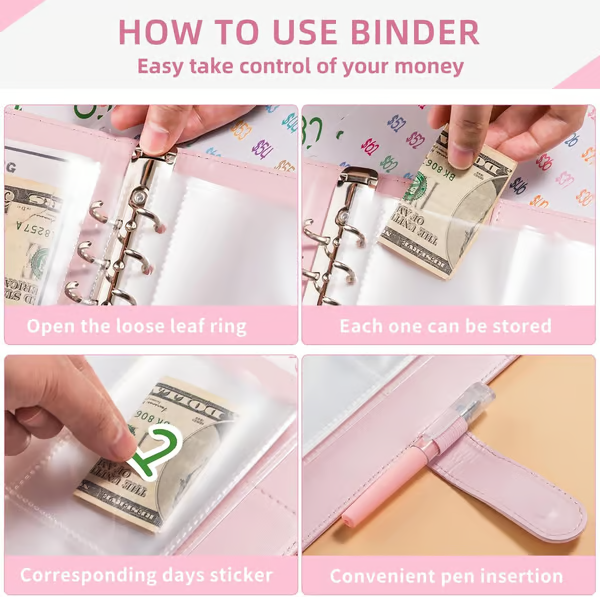 SaveWise – segregator do wyzwania budżetowego z 100 kopertami