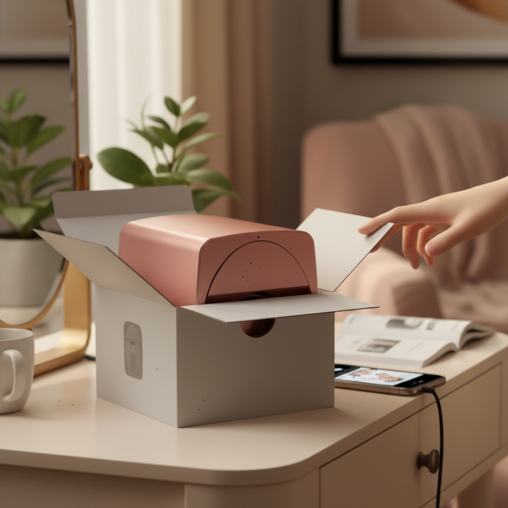 3D Smart Nail Printer – App-Controlled Portable Nail Art Device