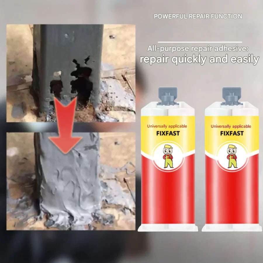 FixFast™ strapazierfähiger Reparaturkleber (Rabatt nur heute) [1+1 gratis]