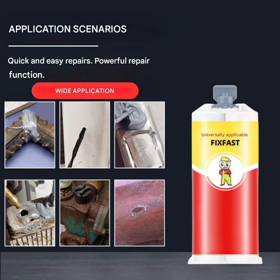 FixFast™ strapazierfähiger Reparaturkleber (Rabatt nur heute) [1+1 gratis]