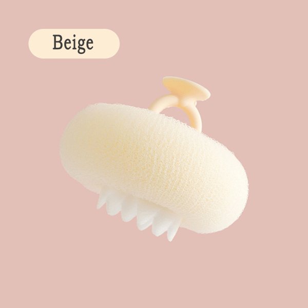 GlowVive — Silicone Body Scrubber Brush with Grip Handle
