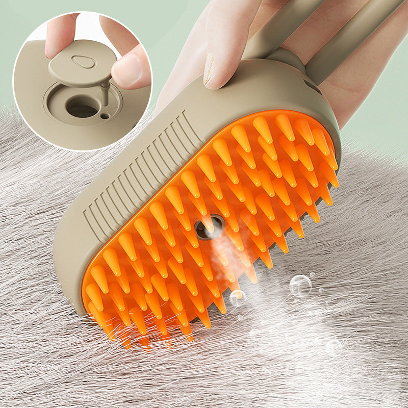 Paws Self-Cleaning Pet Grooming Brush – Gentle Deshedding Tool