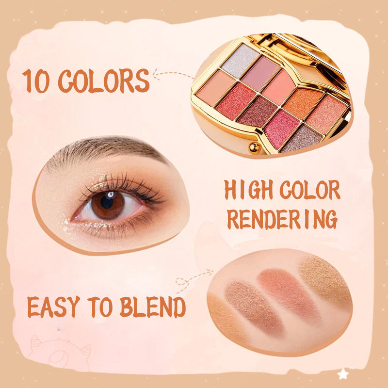 Váš kosmetický deník – paletka třpytivých očních stínů v 16 barvách