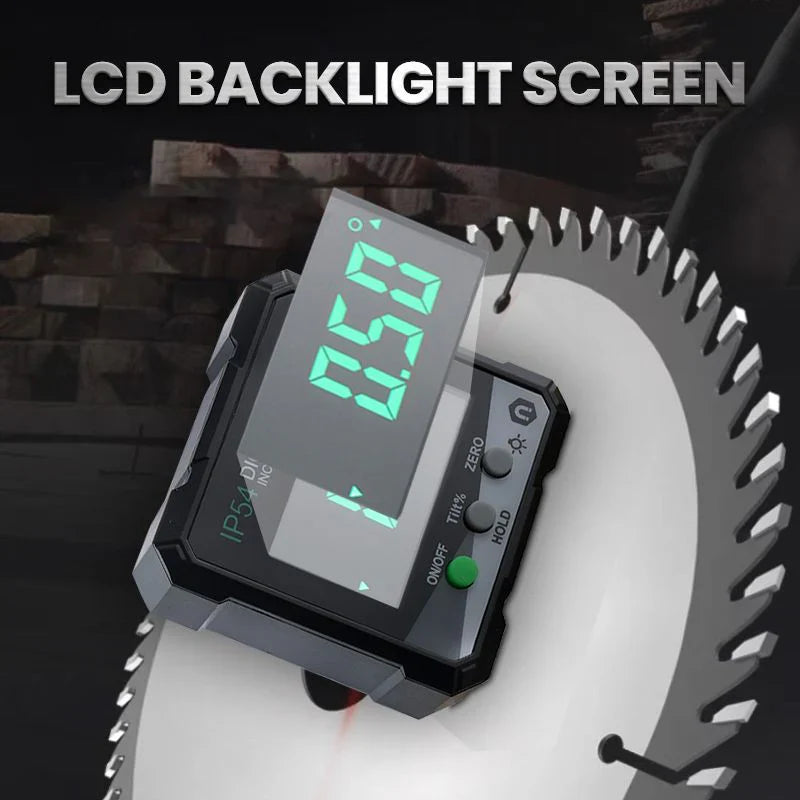 Digitaler Laser-Winkelmesser mit LCD-Anzeige